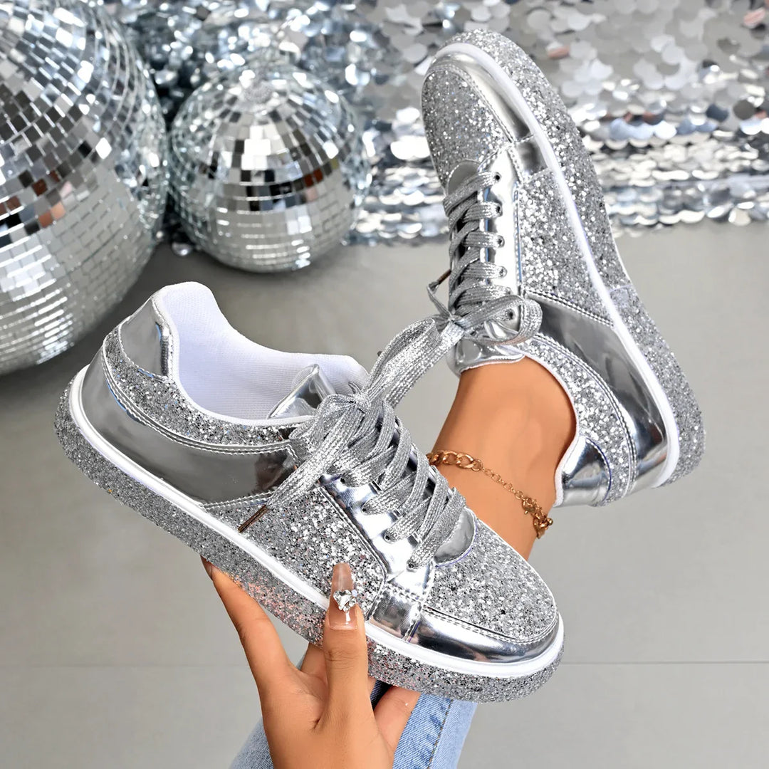 Stella Glitter Lace Sneakers
