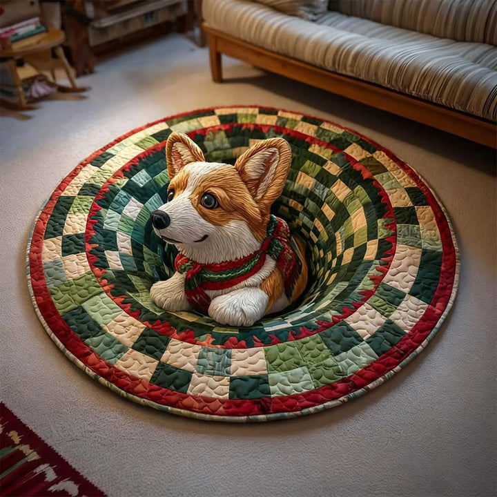 Santa Holiday Mat