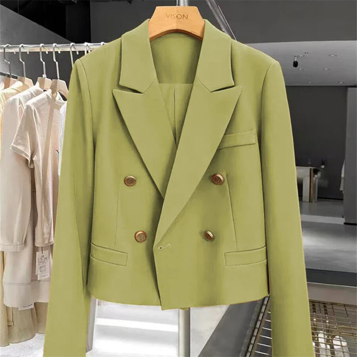 Renata Cropped Power Blazer
