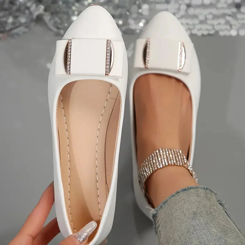Sofia Bow Flat Sandals