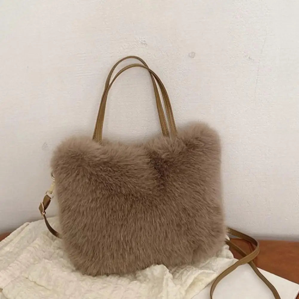 Maribel Soft Fur Shoulder Bag