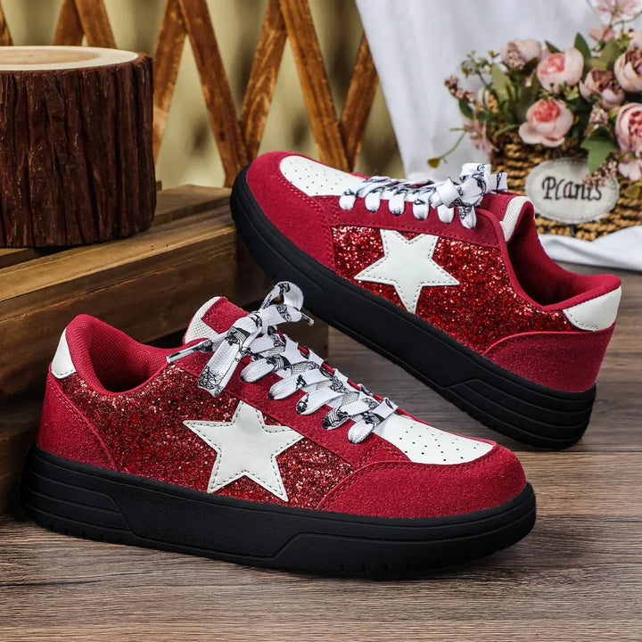 Rosie Star Glitter Sneakers