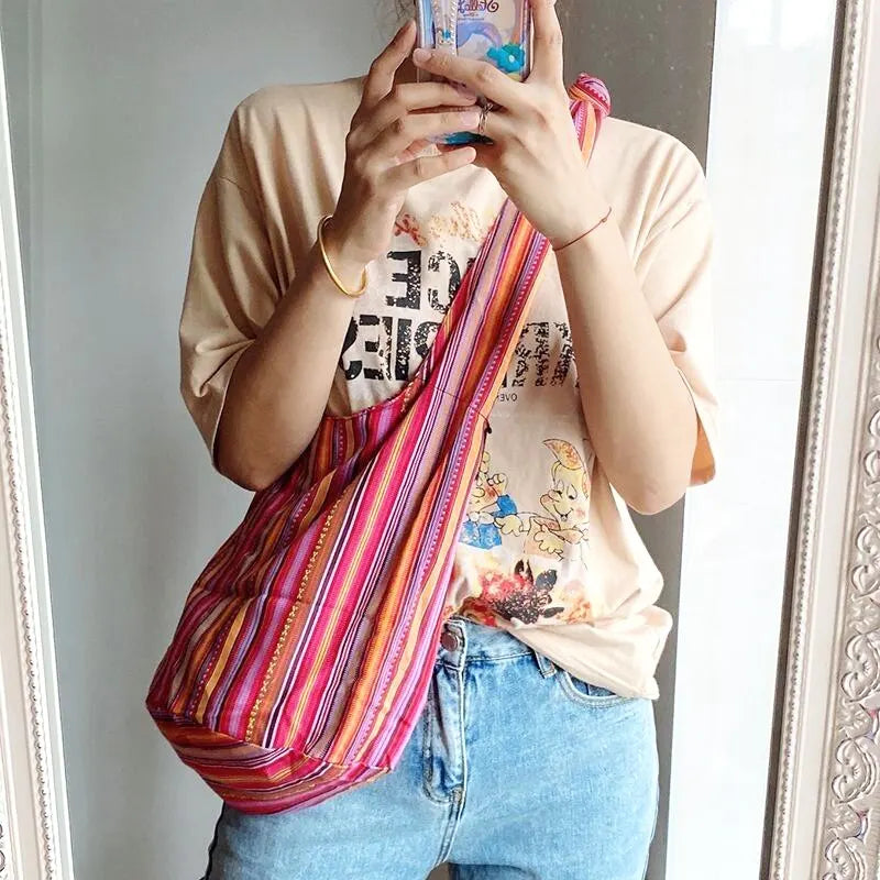 Naomi Canvas Crossbody Bag