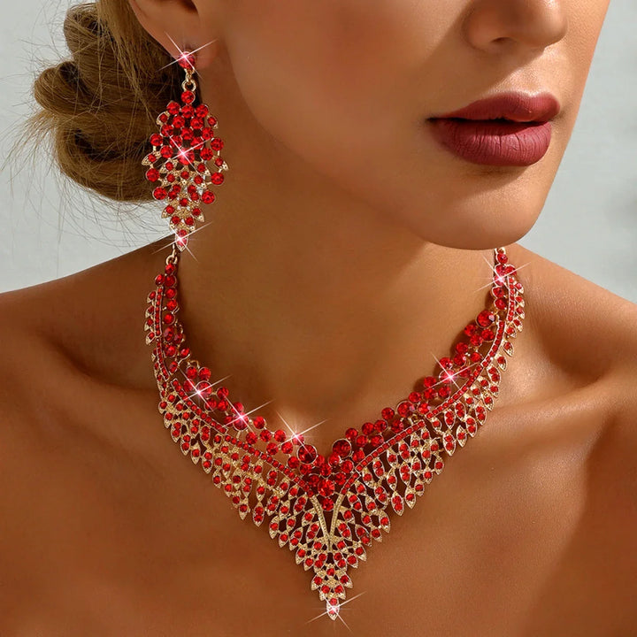 Scarlette Ruby Necklace Set
