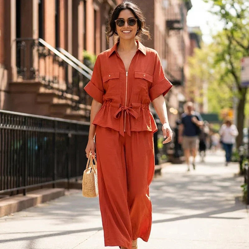 Isabella Casual Linen Set
