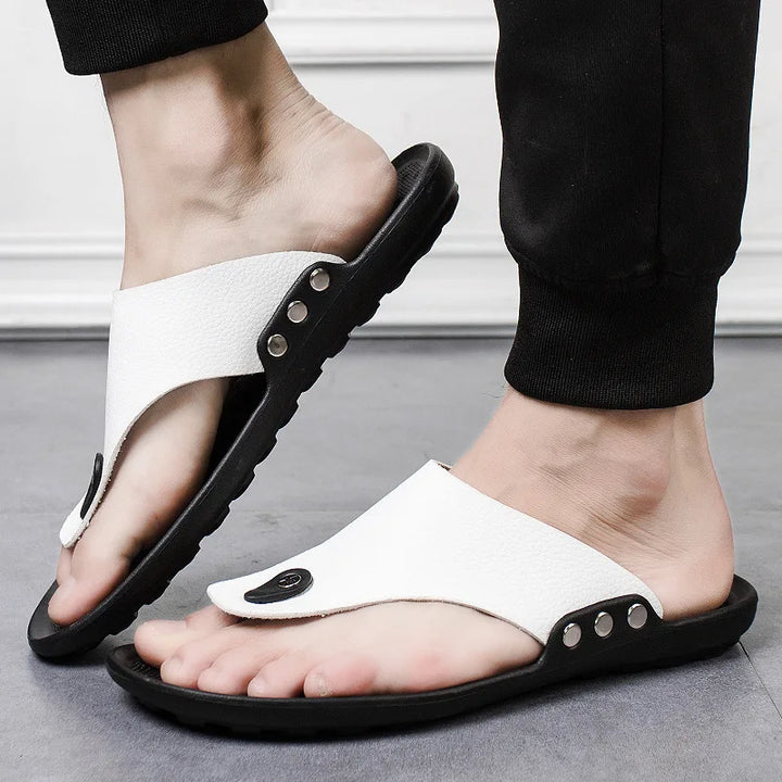 Bruce Leather Sandals