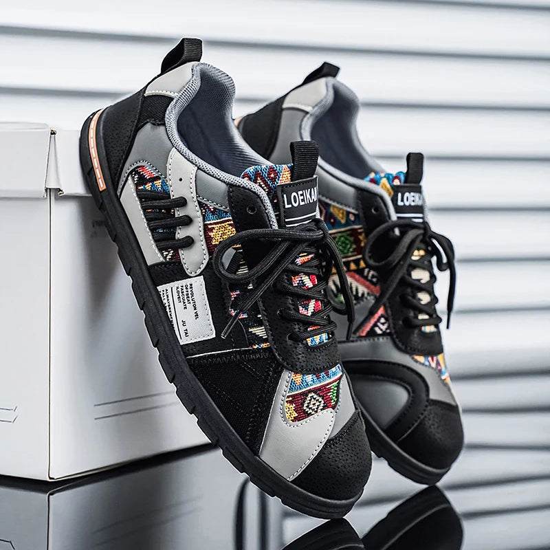 Axiom Patchwork Low Sneakers