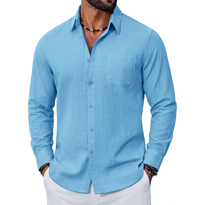 Monaco Linen Pocket Shirt