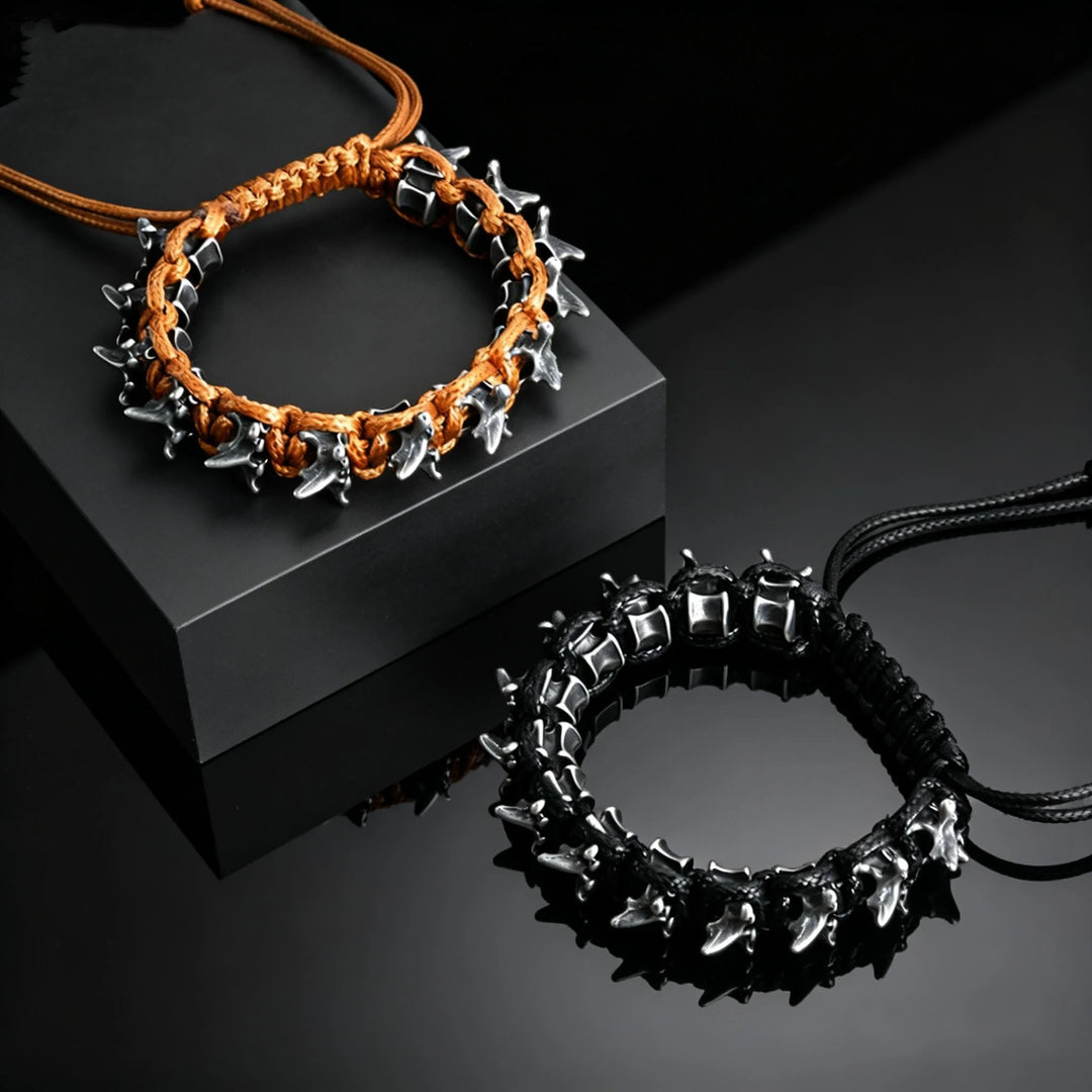 Remington Braided Spike Bracelet