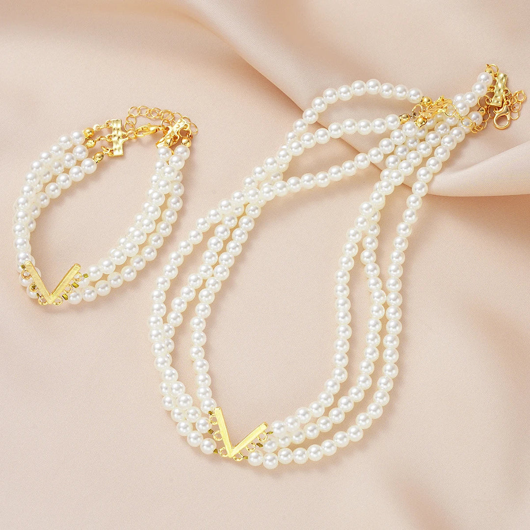 Elara Prestige Pearl Set