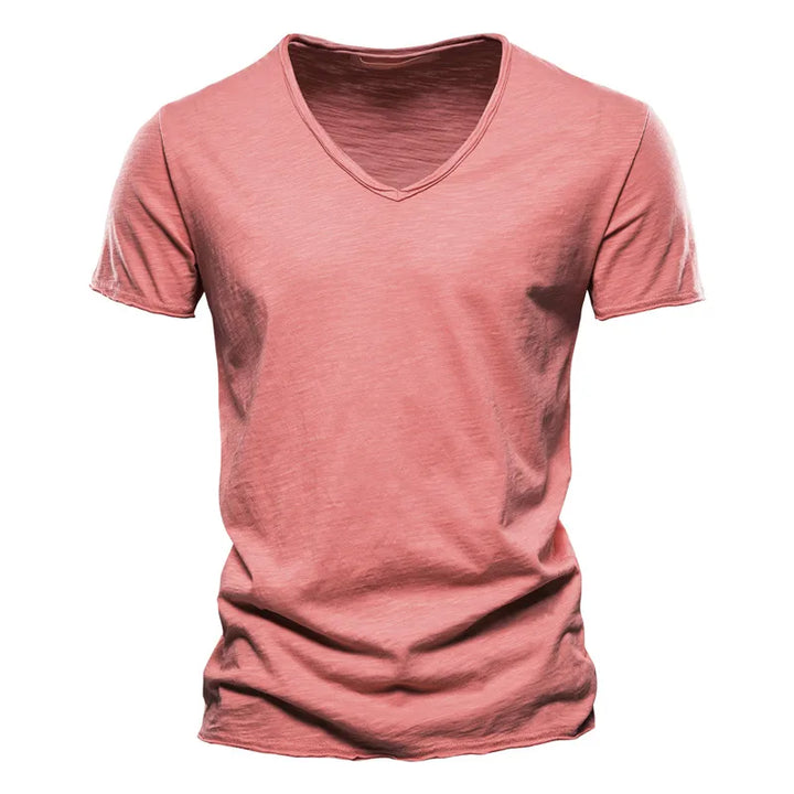 Adrian Linen V-neck Tshirt