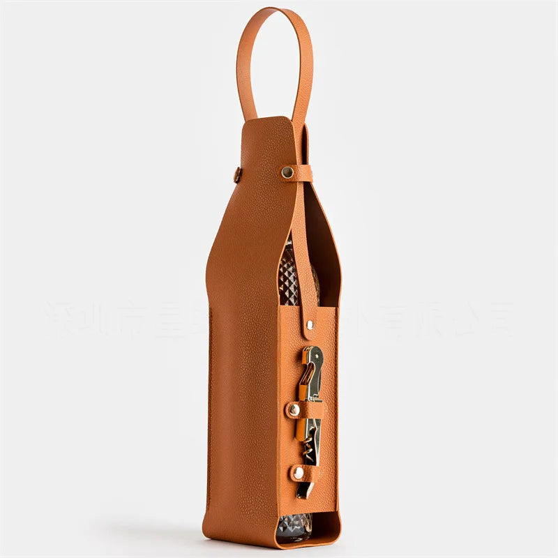 Vintis Leather Bottle Carrier