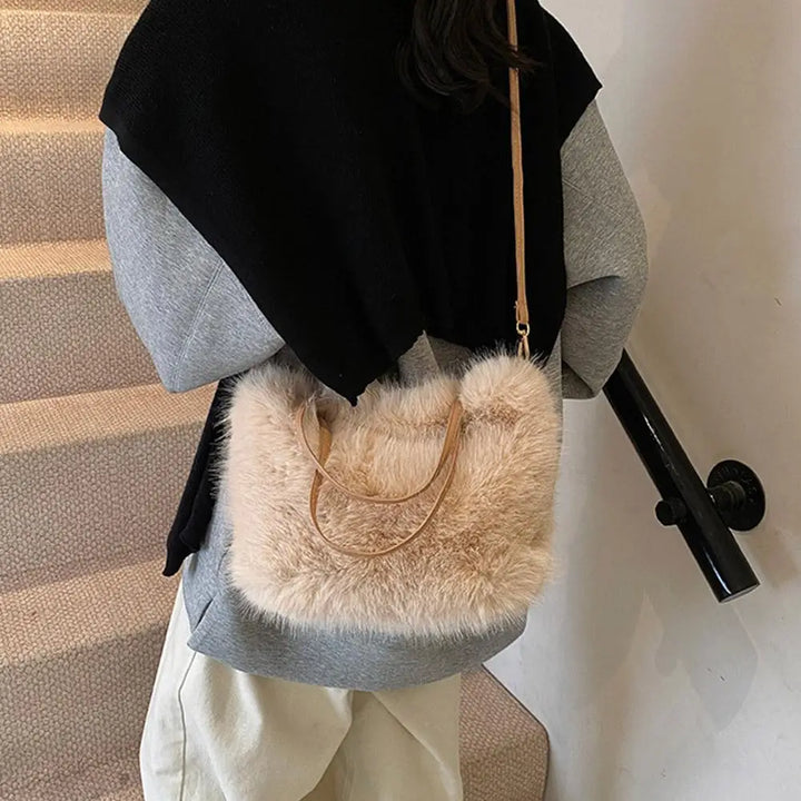 Maribel Soft Fur Shoulder Bag