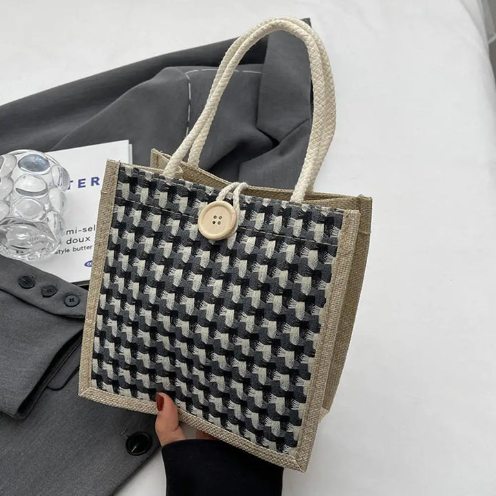 Bianca Patterned Tote Bag