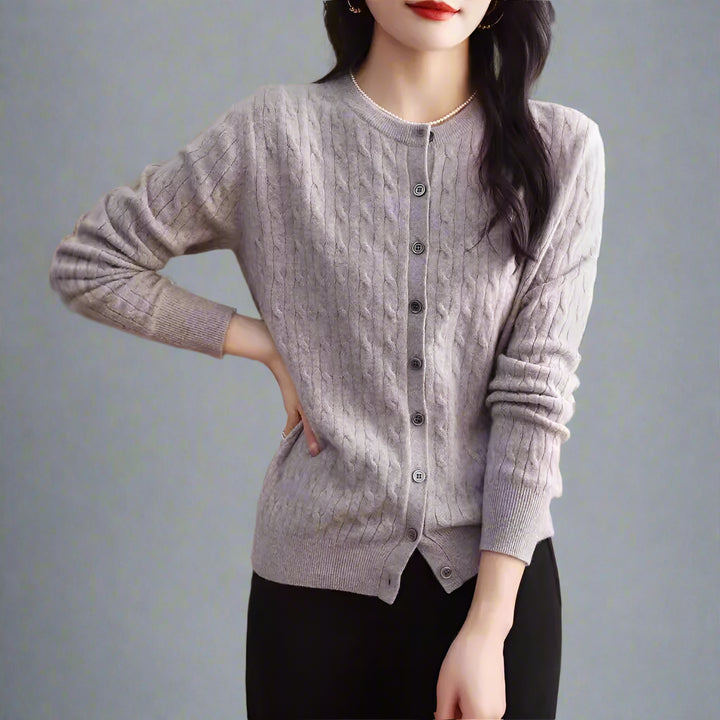 Marlen Button Knit Blazer