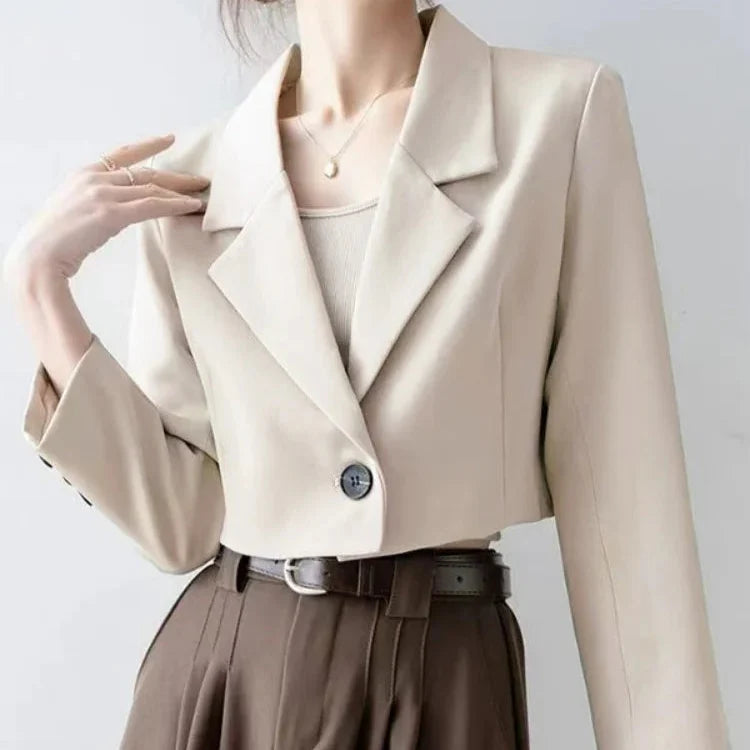 Elira Cropped Tailor Blazer
