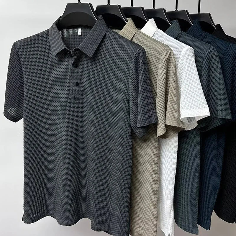 Colton Waffle Polo Tshirt