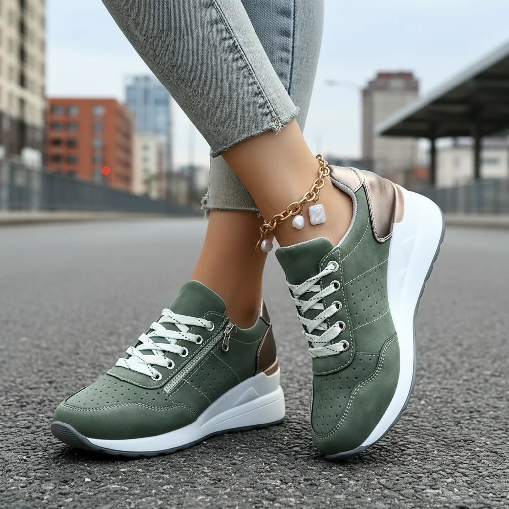 Elise Zip Street Sneakers