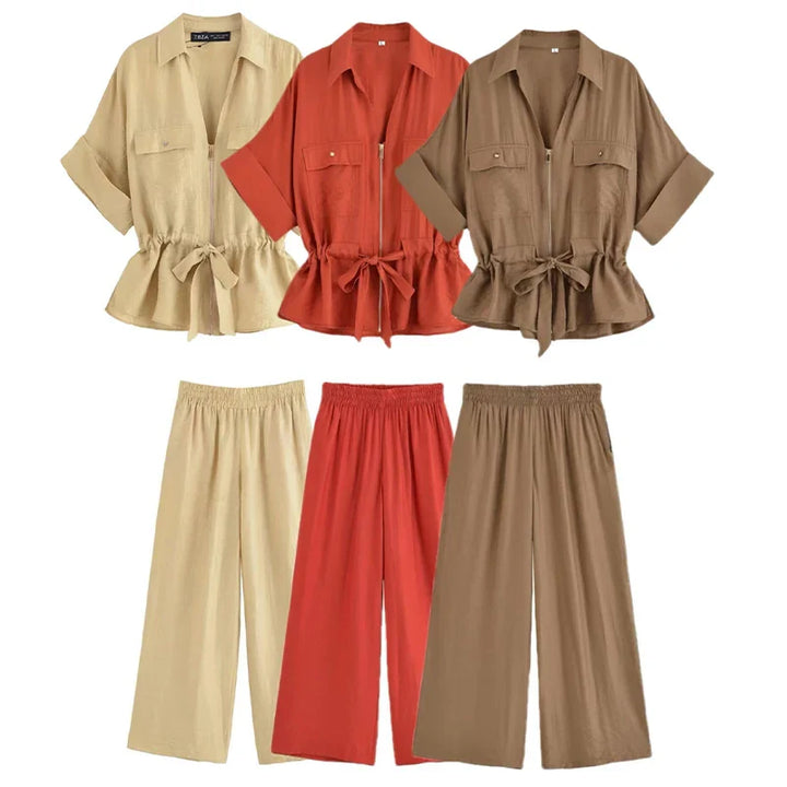 Isabella Casual Linen Set