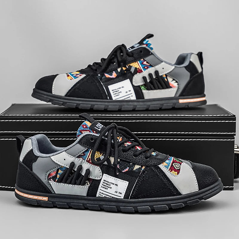 Axiom Patchwork Low Sneakers