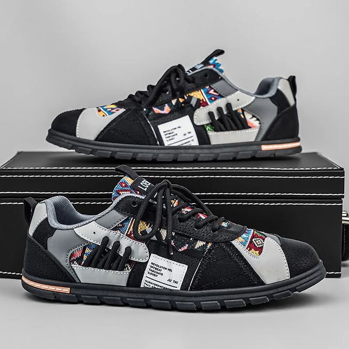 Axiom Patchwork Low Sneakers