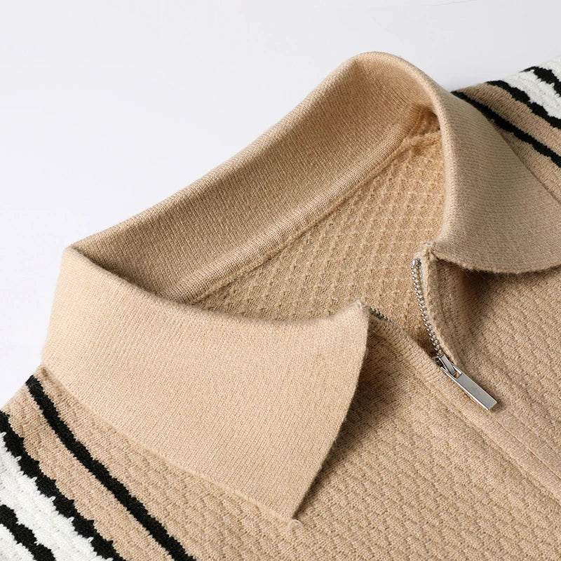 Verrando Zip Polo Sweater