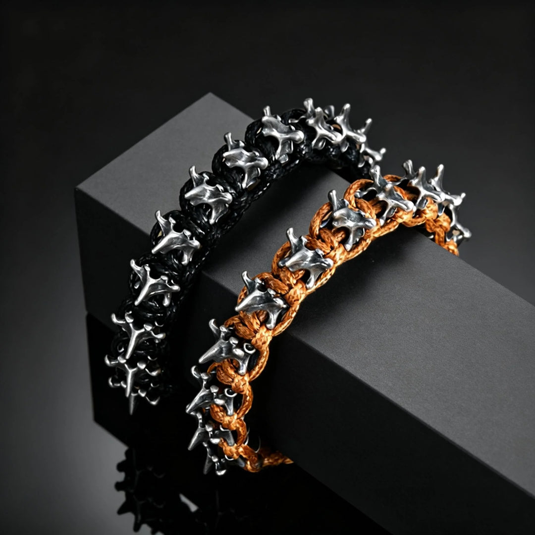 Remington Braided Spike Bracelet
