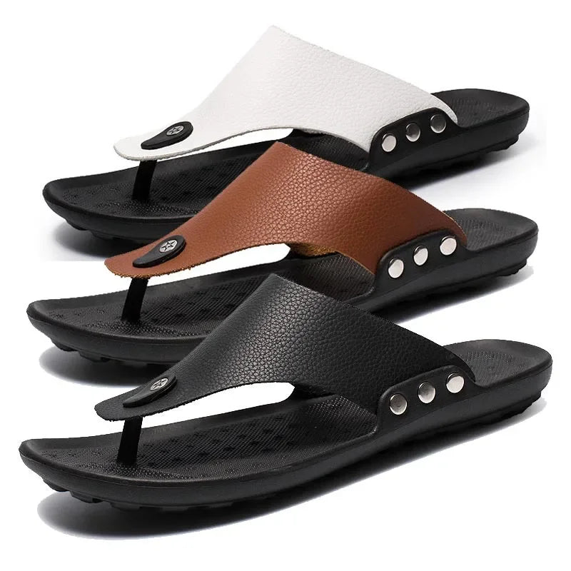 Bruce Leather Sandals