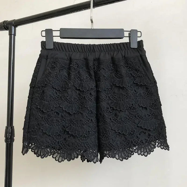 Coralie Floral Lace Shorts