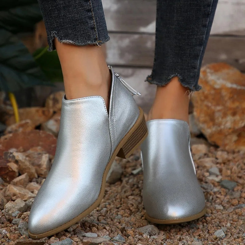 Elise Minimal Ankle Boots