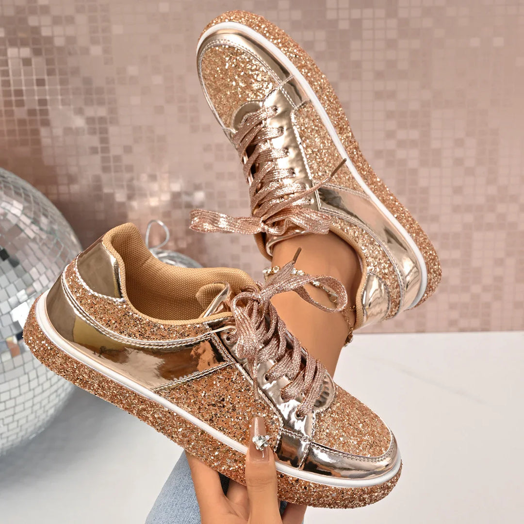 Stella Glitter Lace Sneakers