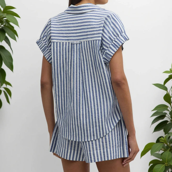 Hannah Stripe Two-Piece Set