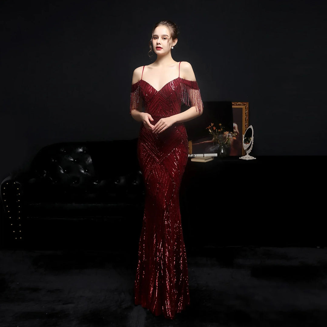 Natalia Off Shoulder Prom Dress