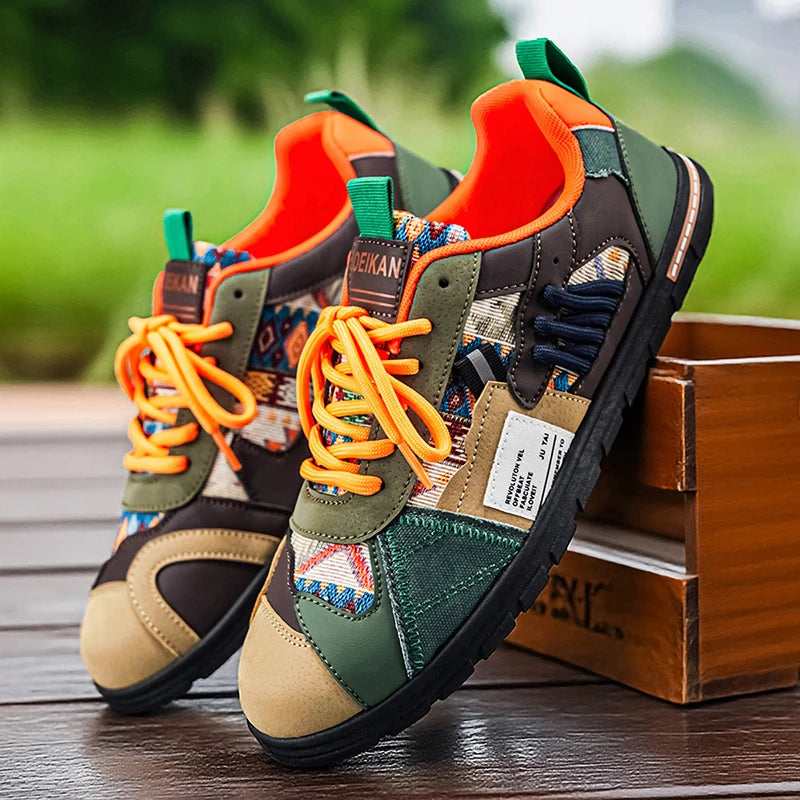 Axiom Patchwork Low Sneakers