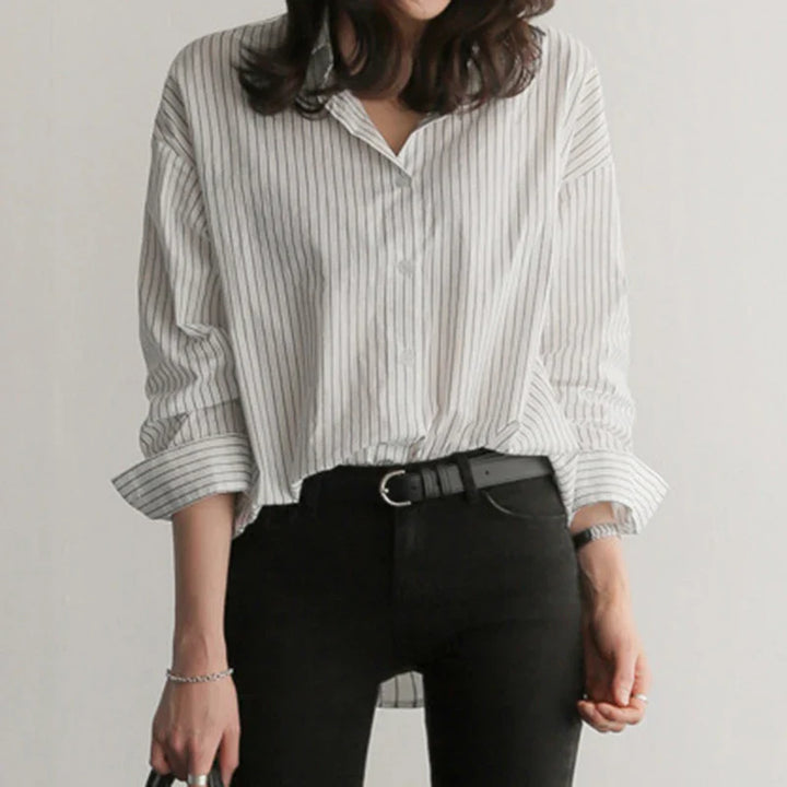 Elsie Drop Stripe Shirt