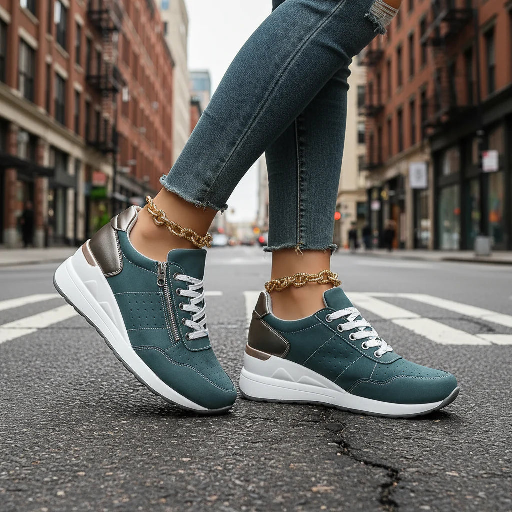 Elise Zip Street Sneakers
