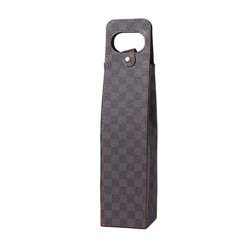 Savino Leather Bottle Carrier