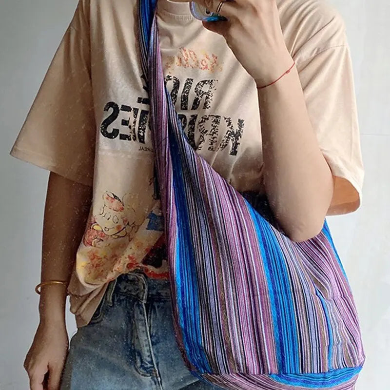 Naomi Canvas Crossbody Bag