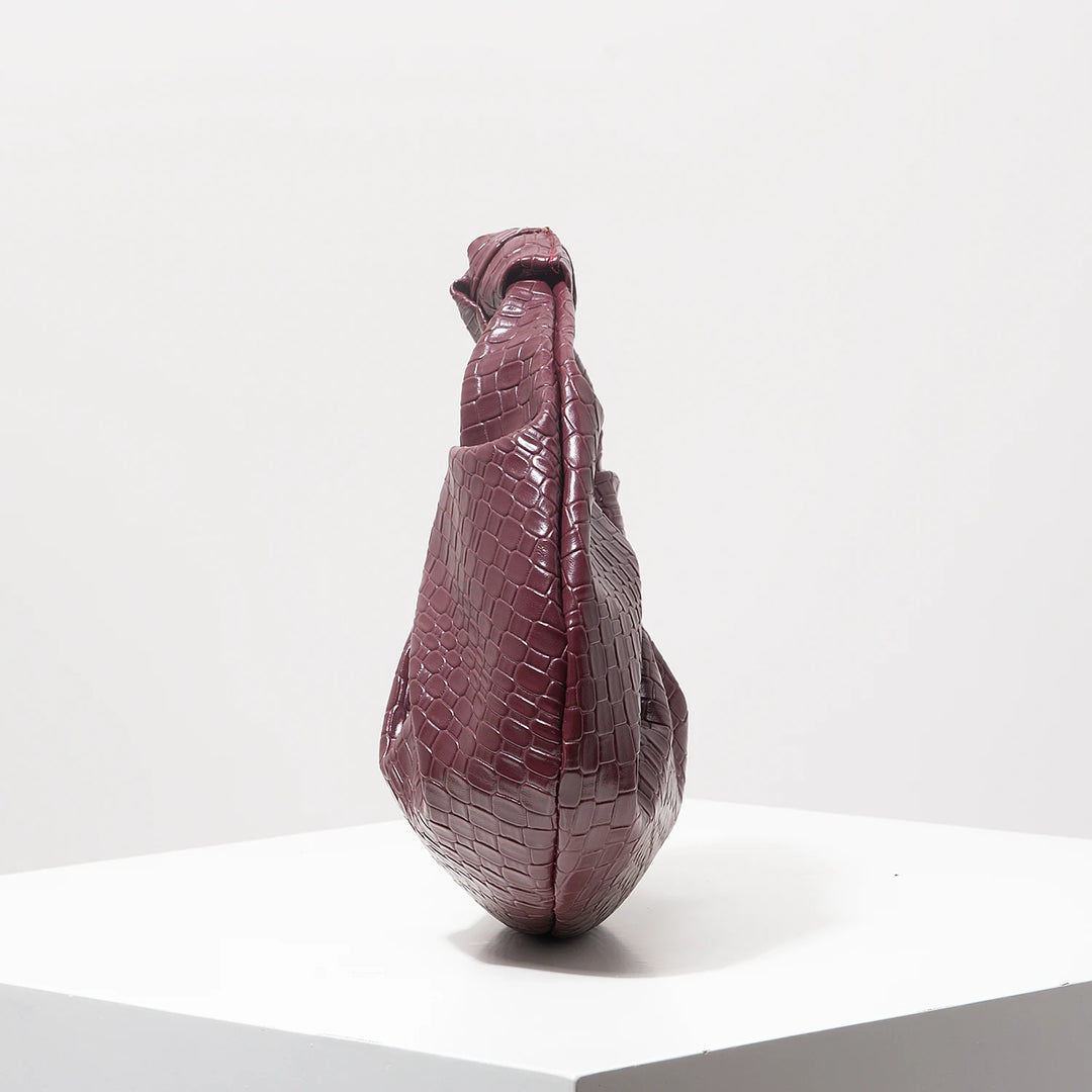 Reeve Leather Crescent Bag