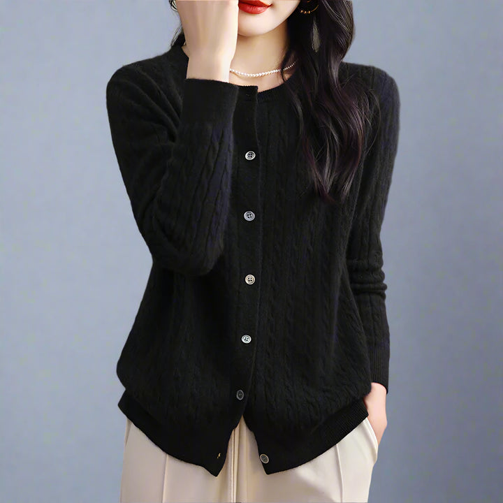 Marlen Button Knit Blazer