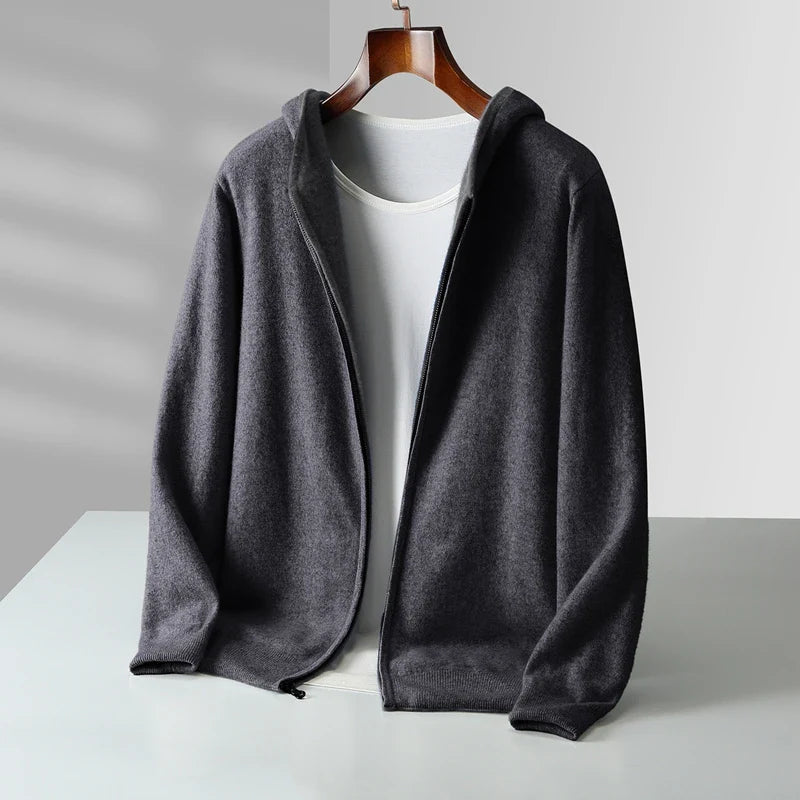 Cassiel Cashmere Zip Hoodie