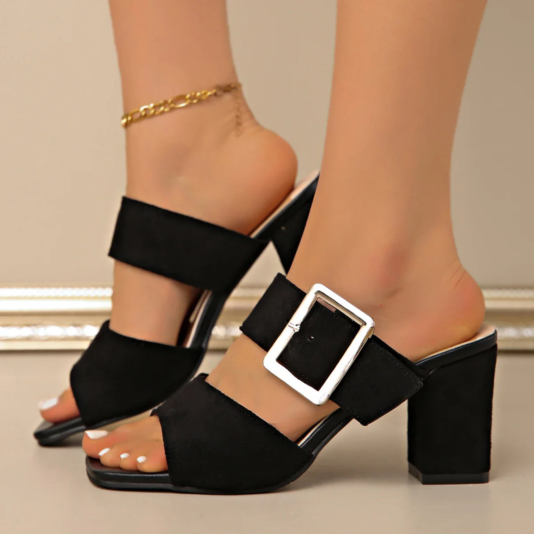 Paloma Buckle Heels