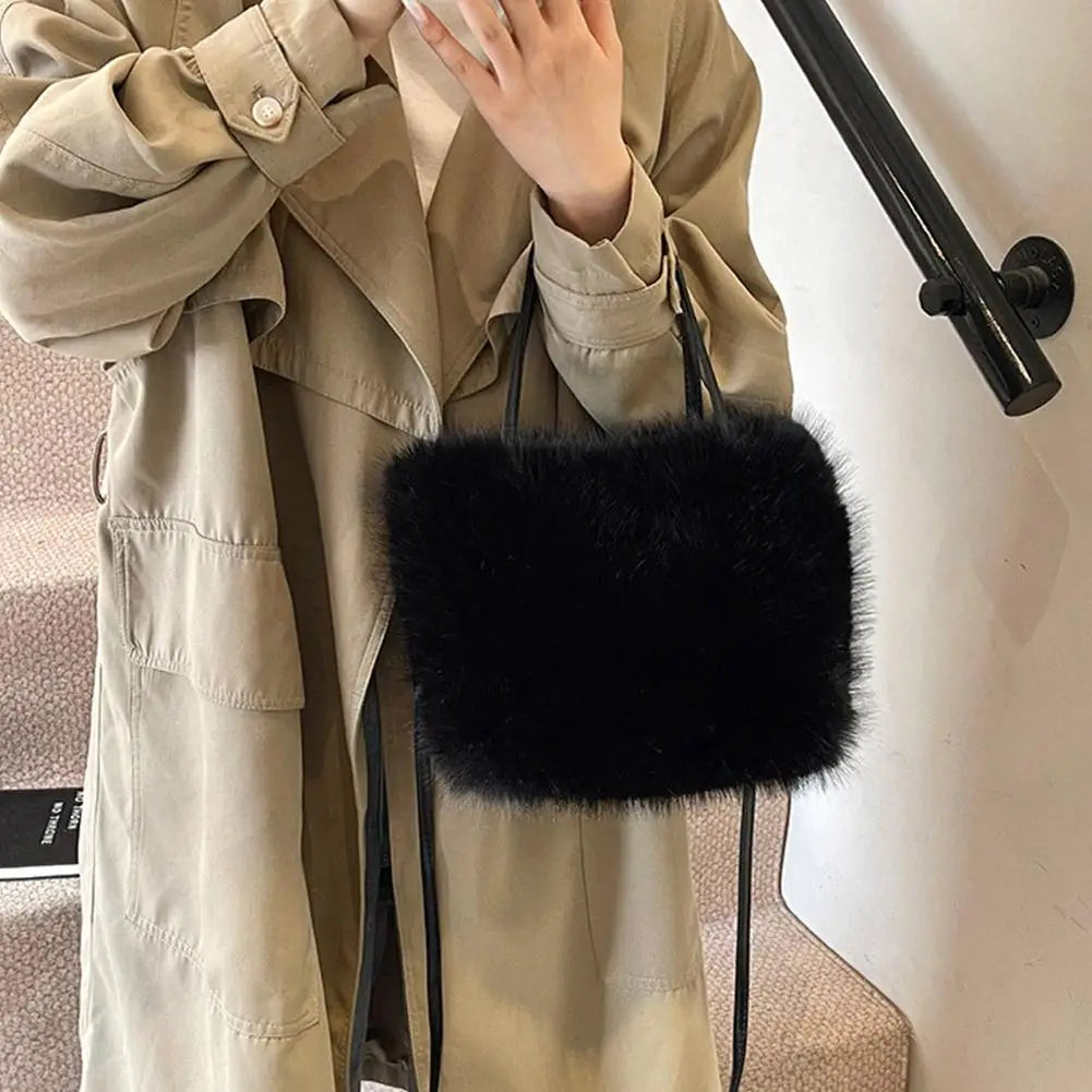 Maribel Soft Fur Shoulder Bag
