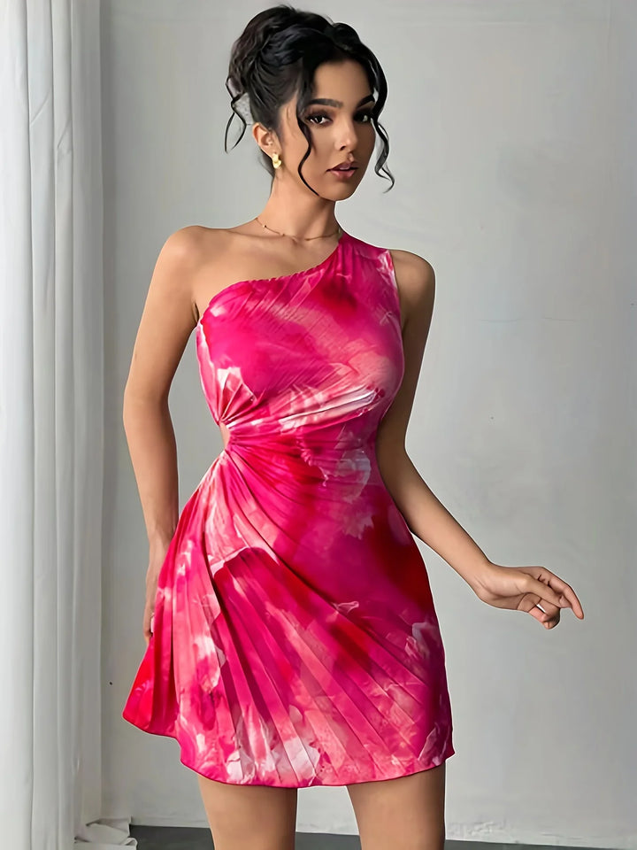 Amelia One-Shoulder Mini Dress