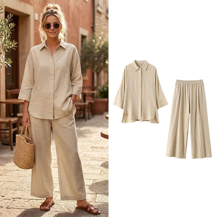 Sofia Relaxed Linen Set