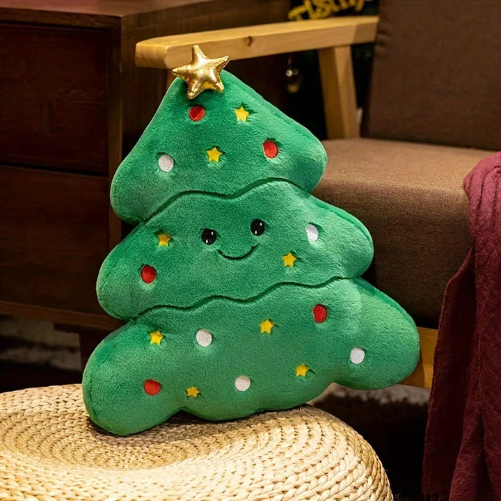 Santa Friends Plush Pillow