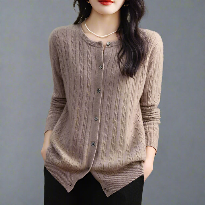 Marlen Button Knit Blazer