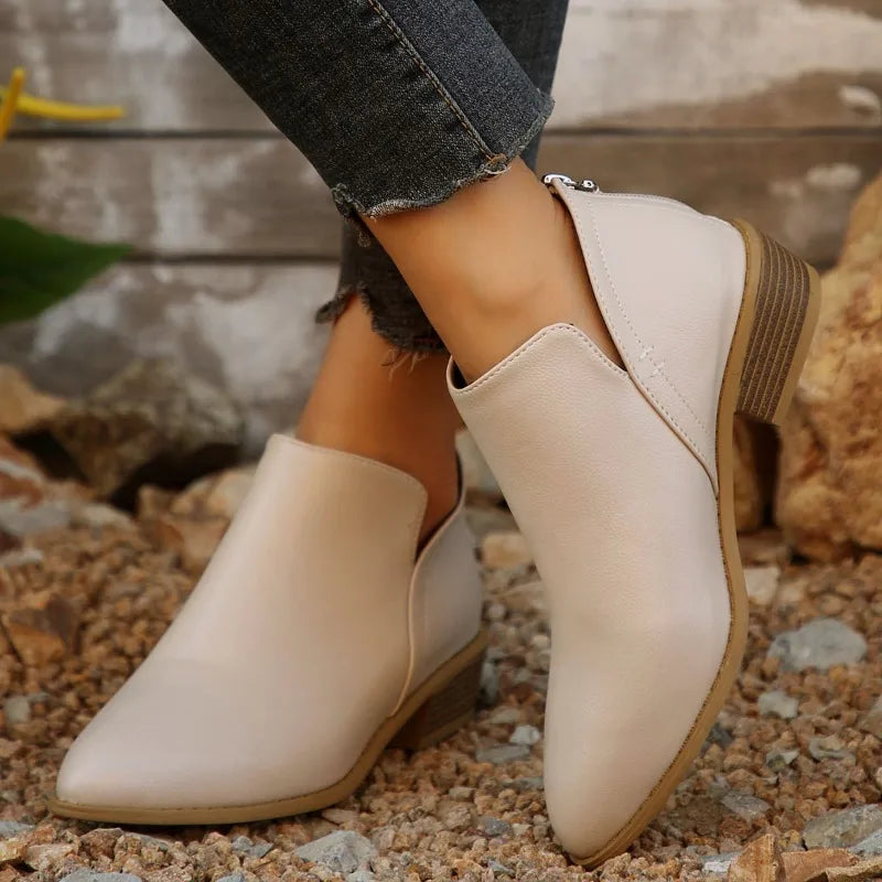 Elise Minimal Ankle Boots