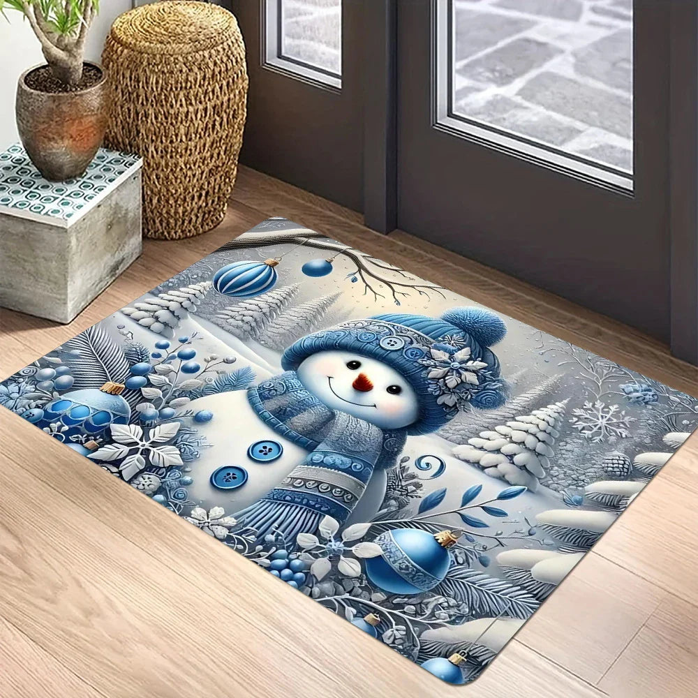 Snowman Welcome Mat