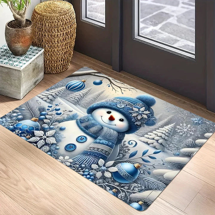Snowman Welcome Mat